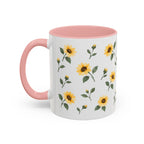 Kansas Sunflower Mug, State Flower Floral Coffee Cup, 11oz Botanical Gift