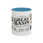 Great Basin National Park Coffee Mug | Nevada Desert Stargazing Hiking Gift | Accent Color Ceramic 11oz 15oz