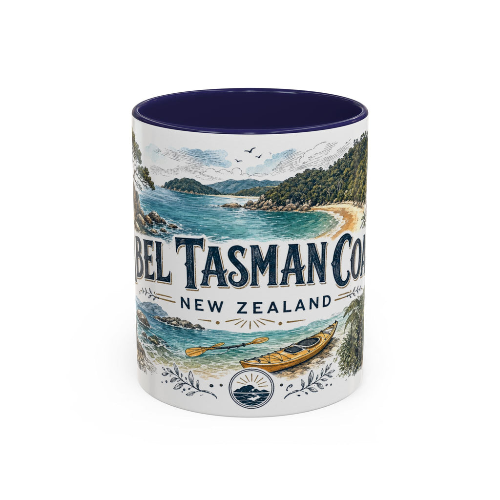 Abel Tasman Coast Mug, New Zealand Travel Souvenir, Bucket List Gift, Accent Ceramic Coffee Mug 11oz 15oz