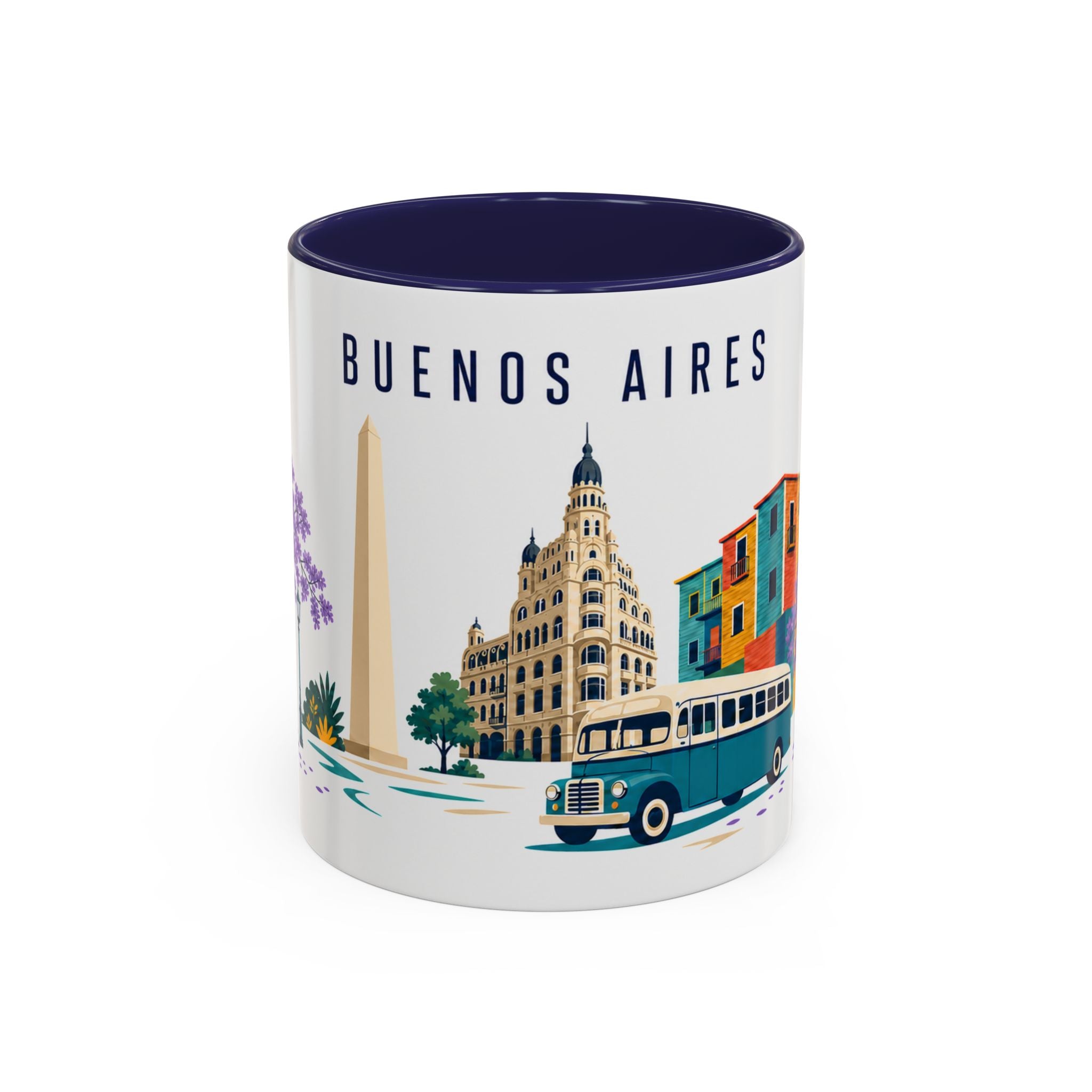 Buenos Aires Coffee Mug | Argentina Travel Souvenir | Porcelain Decal City Gift | 11oz 15oz Accent Mug