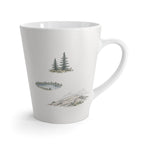 Isle Royale National Park Latte Mug | Pastel Watercolor Nature Coffee Cup | 12 oz Travel Souvenir Gift