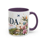 Uganda Home Country Mug | Moving Away Gift | Long Distance Friendship | 11 oz 15 oz Accent Mug