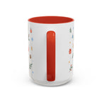 Dhaka Christmas Mug | Watercolor Travel Souvenir | Holiday Gift | Accent Ceramic Coffee Cup 11oz 15oz