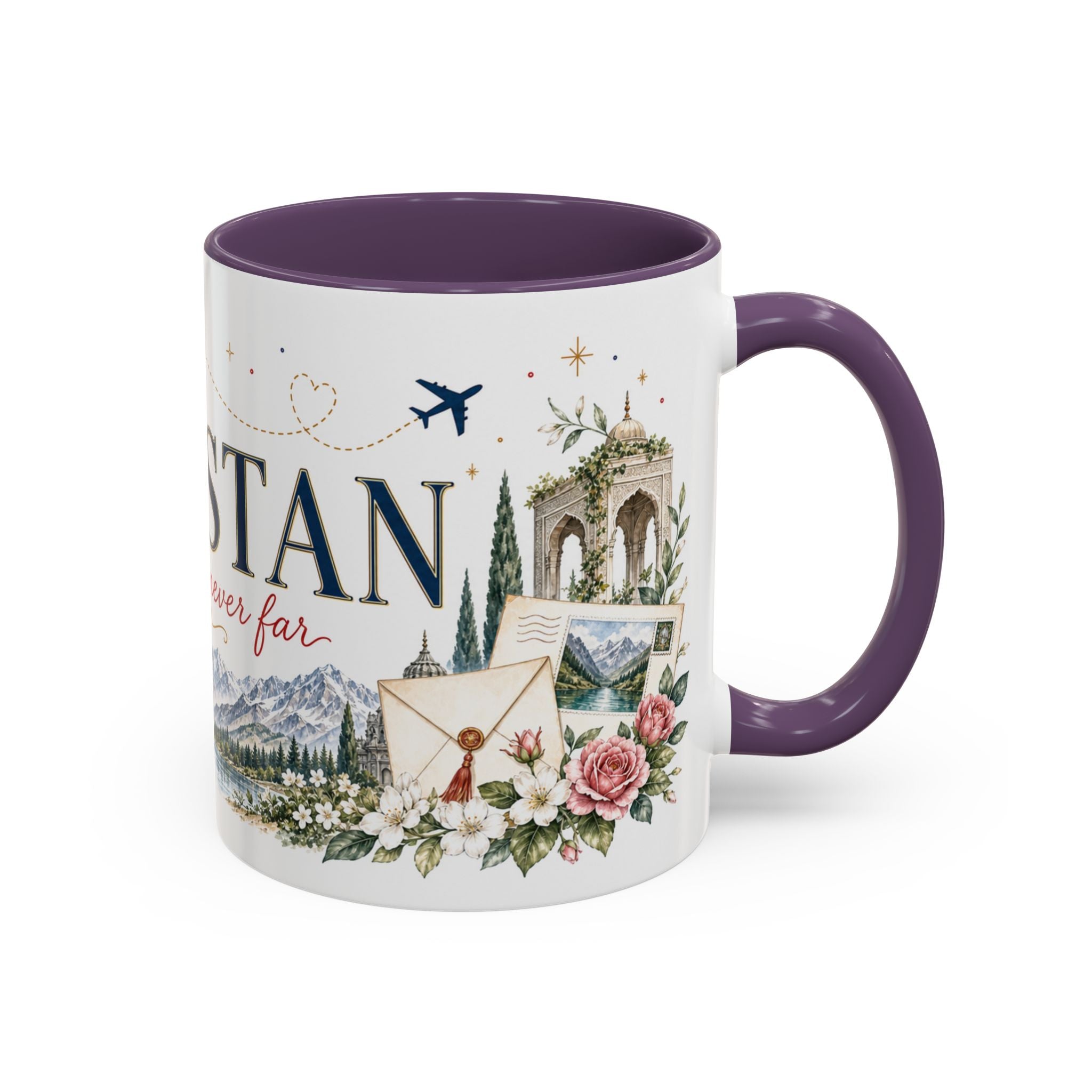 Pakistan Home Country Mug | Moving Away Gift | Long Distance Friendship | 11 oz 15 oz Accent Mug