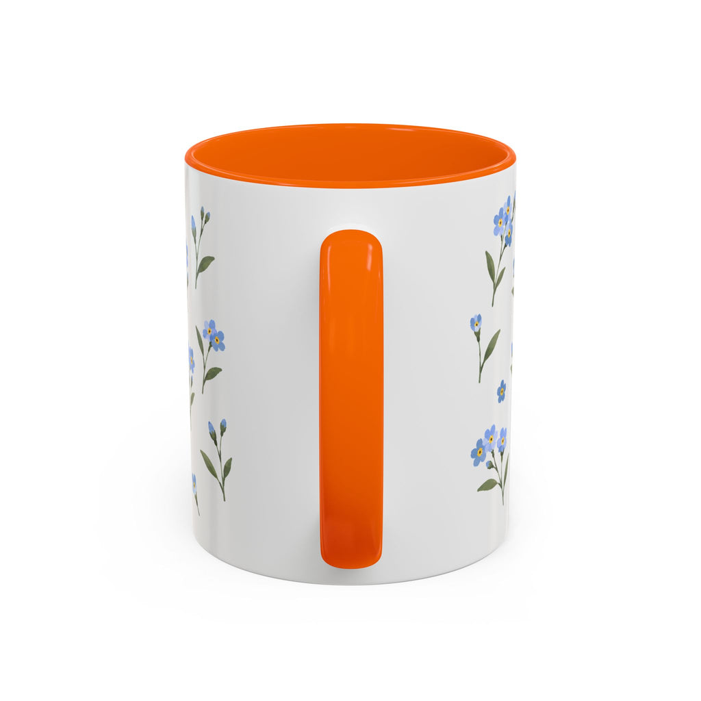 Alaska Forget-me-not Mug, State Flower Floral Coffee Cup, 11oz Botanical Gift