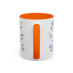 Alaska Forget-me-not Mug, State Flower Floral Coffee Cup, 11oz Botanical Gift