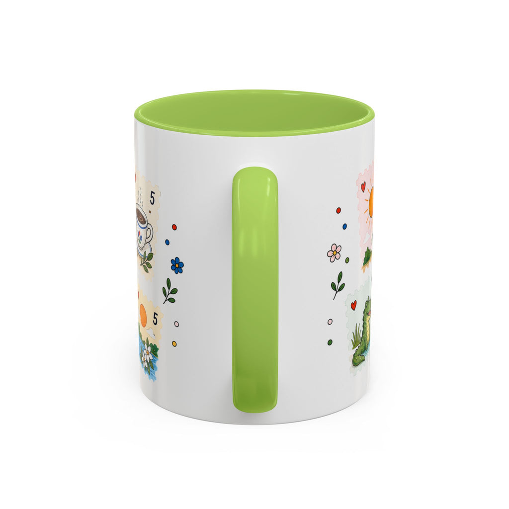 Orlando Coffee Mug | Postage Stamp Collage Mug | Travel Souvenir Accent Cup 11oz 15oz