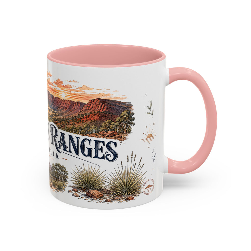 Flinders Ranges Mug, Australia Travel Souvenir, Bucket List Gift, Accent Ceramic Coffee Mug 11oz 15oz