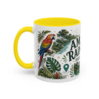 Amazon Rainforest Coffee Mug | Travel Destination Souvenir Gift | Accent Color Ceramic 11oz 15oz