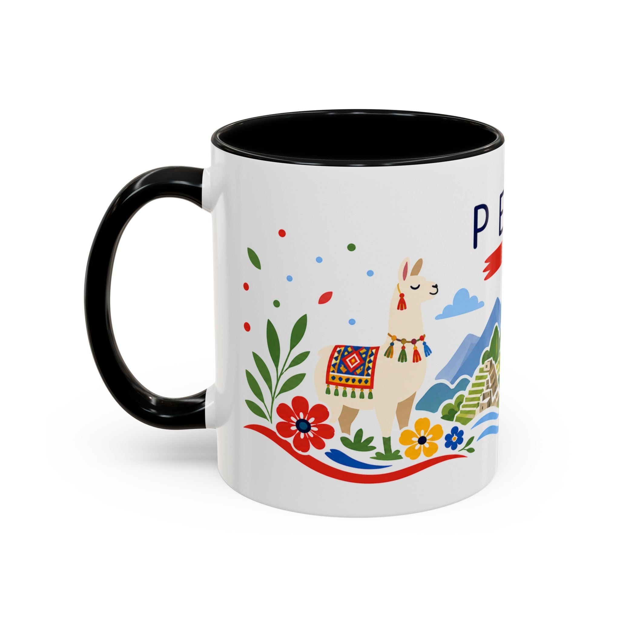 Peru Coffee Mug | Travel Souvenir Accent Mug | Country Gift Ceramic Cup 11oz 15oz