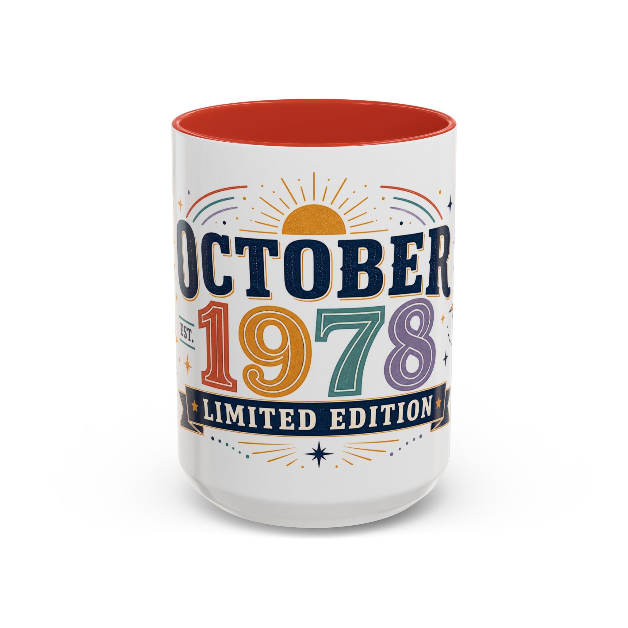 Custom Birthday Mug | Celestial Retro Design, Limited Edition (11oz or 15oz)