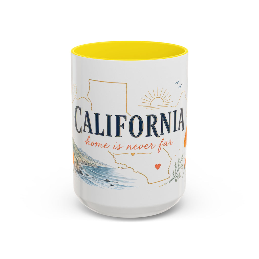 California Home State Mug | Moving Away Gift | Long Distance Friendship Coffee Cup