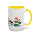 Bangkok Coffee Mug | Thailand Travel Souvenir | Porcelain Decal City Gift | 11oz 15oz Accent Mug