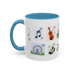 Vienna Coffee Mug | Postage Stamp Collage Mug | Travel Souvenir Accent Cup 11oz 15oz