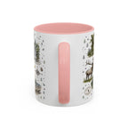Olympic Coffee Mug | National Park Hiking Rainforest Gift | Accent Color Ceramic 11oz 15oz