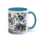 Johor Bahru Coffee Mug | Malaysia Travel Souvenir | Vintage Illustrated City Gift | 11 oz 15 oz Accent Mug