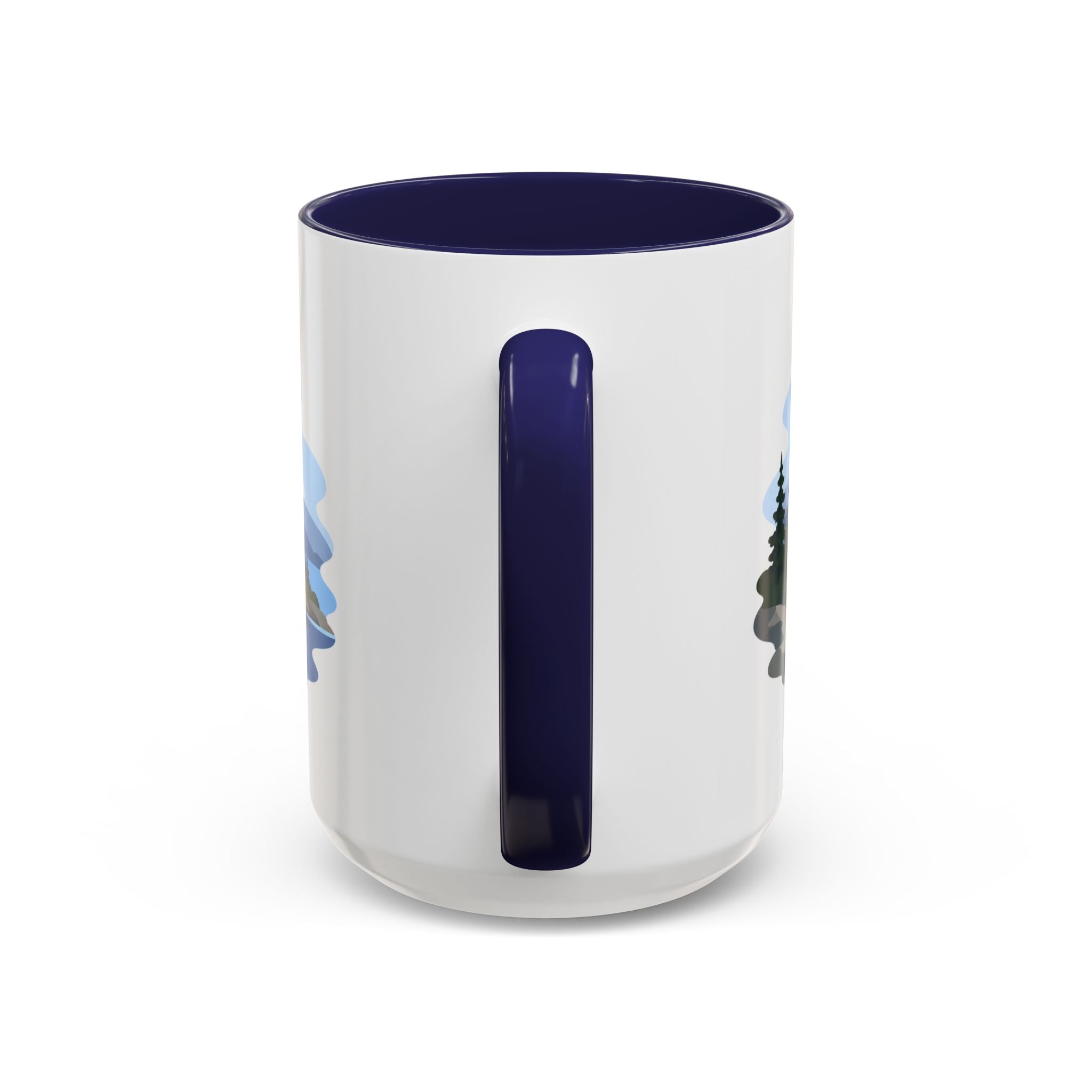 Isle Royale National Park Coffee Mug | Solid Color Block Park Souvenir | 11oz 15oz Accent Mug