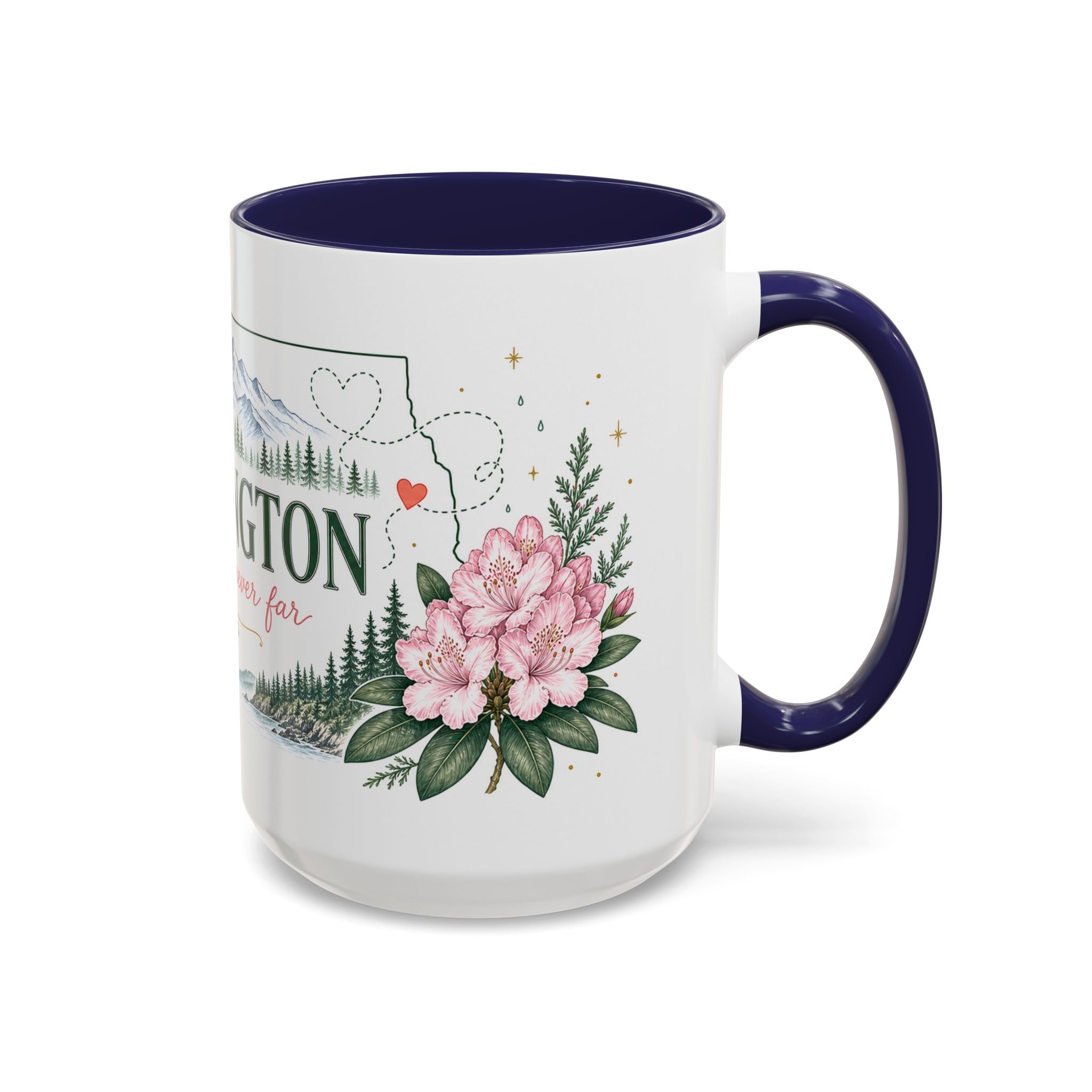 Washington State Map Mug | Moving Away, Homesick, Long Distance Friendship Gift