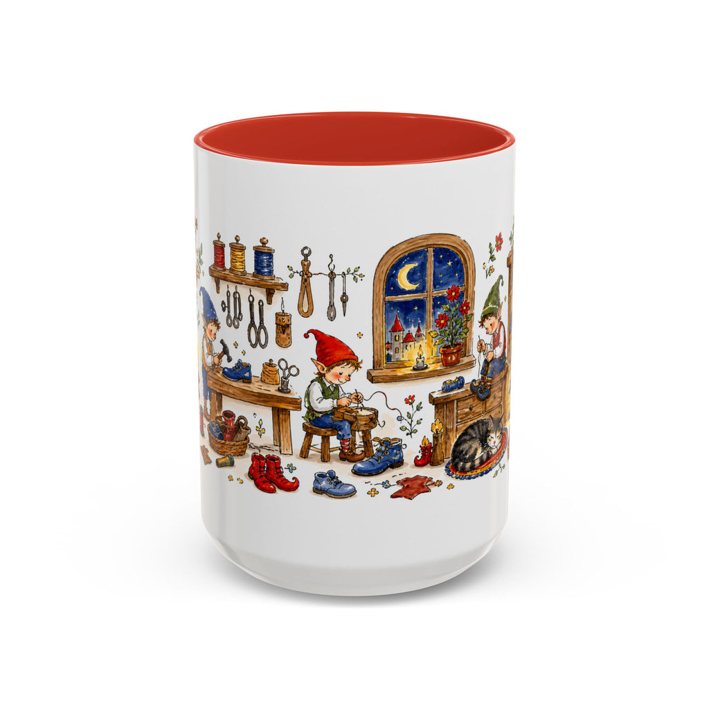 Elves and the Shoemaker Mug | Storybook Accent Coffee Mug | EveryLegend