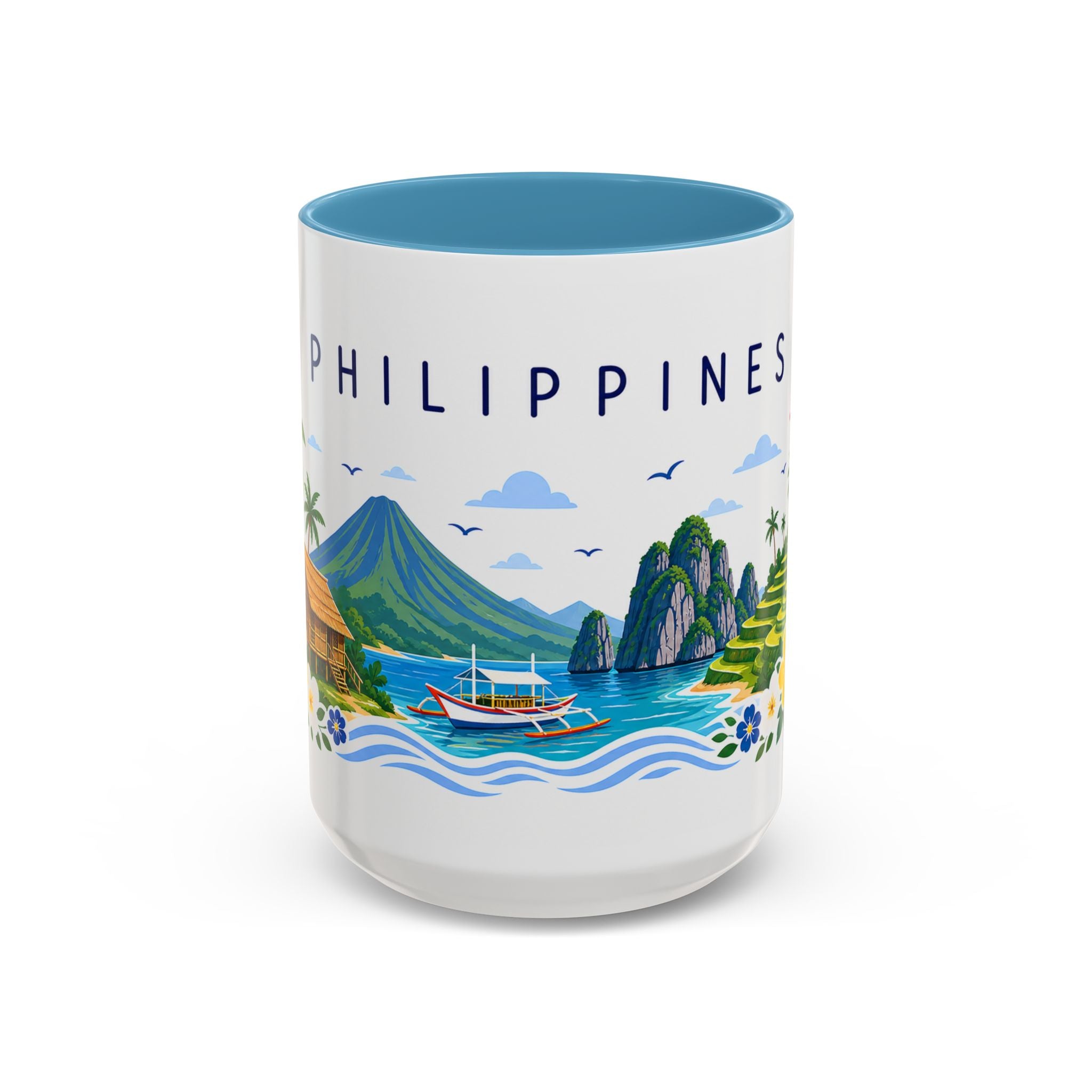 Philippines Coffee Mug | Travel Souvenir Accent Mug | Place Gift Ceramic Cup 11oz 15oz