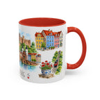 Heidelberg Illustrated Travel Mug | City Souvenir Accent Coffee Mug | 11oz 15oz Ceramic Cup