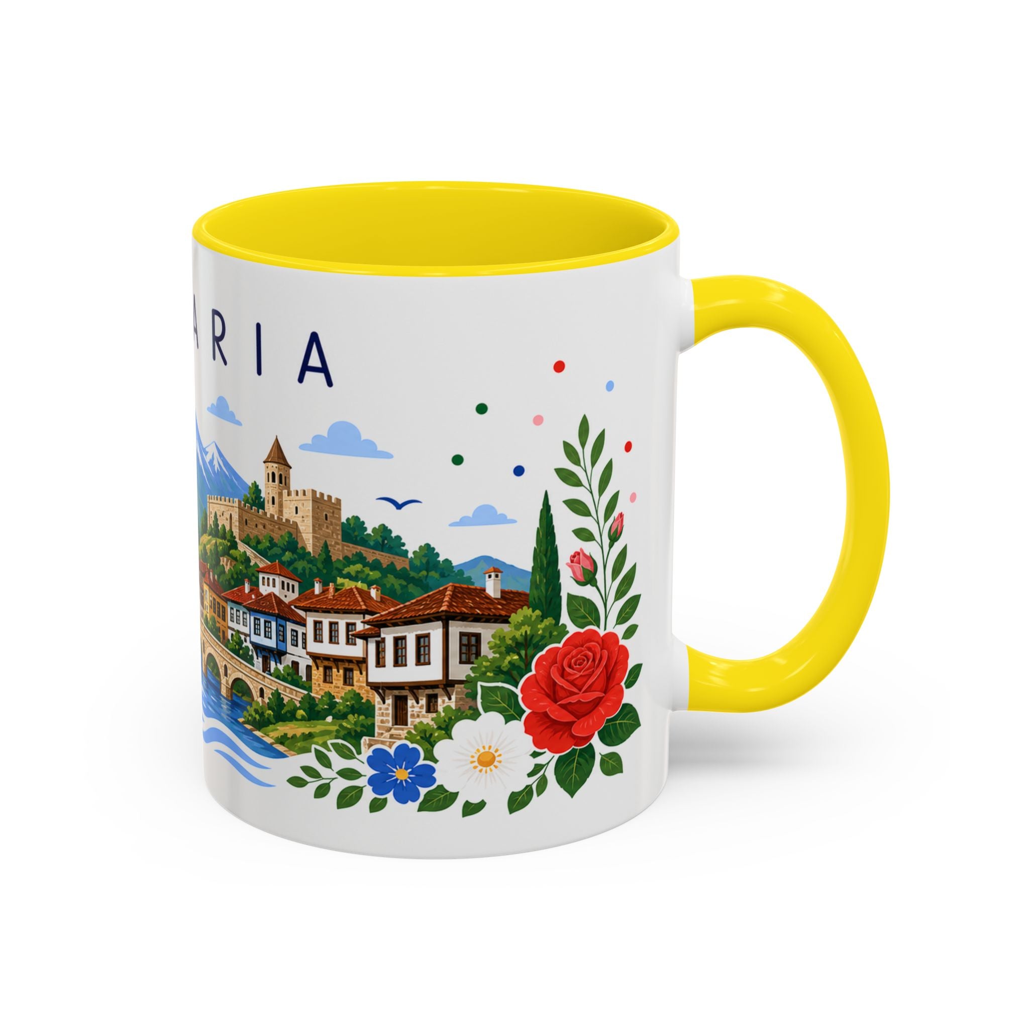 Bulgaria Coffee Mug | Travel Souvenir Accent Mug | Place Gift Ceramic Cup 11oz 15oz