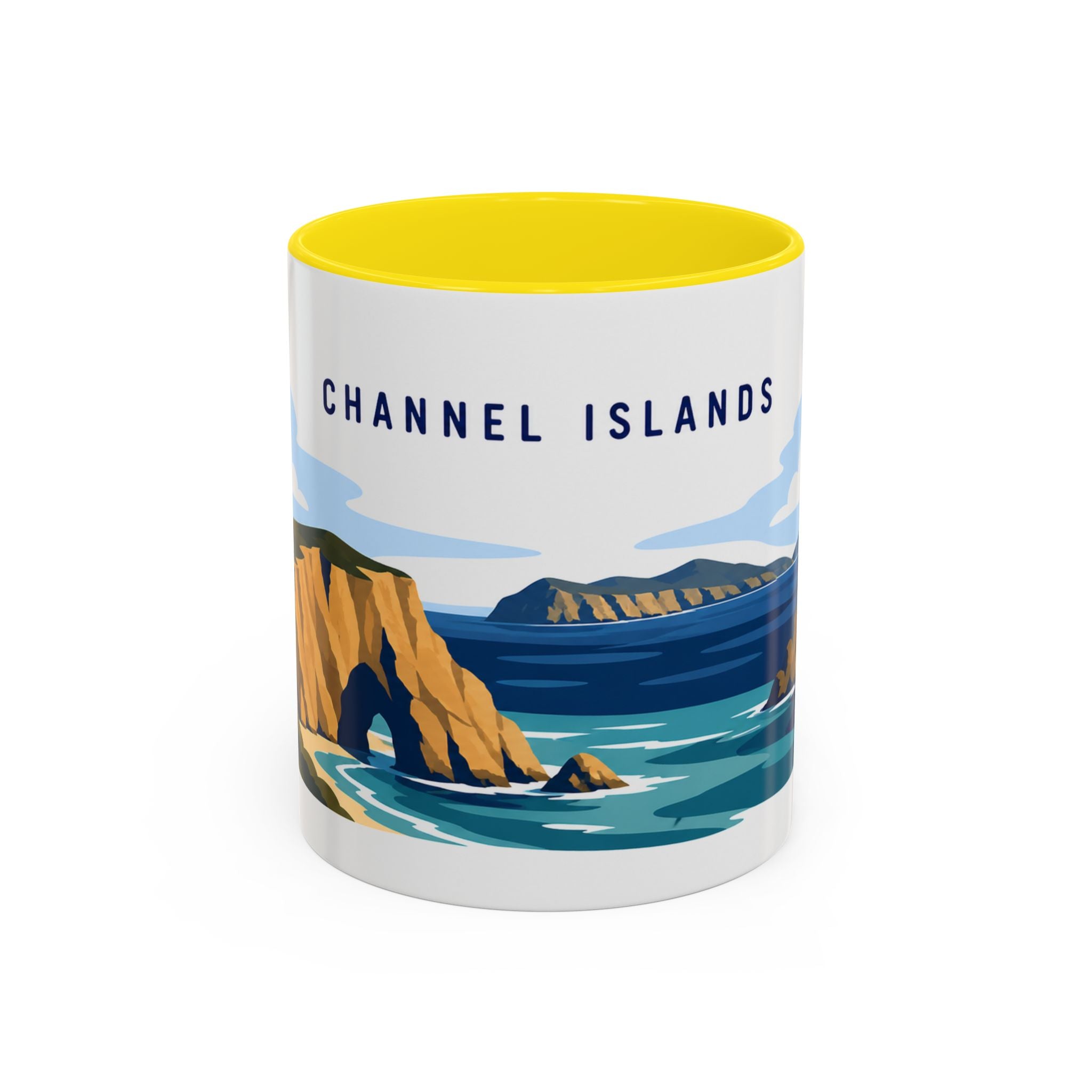 Channel Islands National Park Coffee Mug | Solid Color Block Park Souvenir | 11oz 15oz Accent Mug