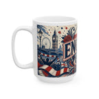 England Soccer Spirit Coffee Mug | Soccer Fan Gift | Ceramic 11oz 15oz Match Day Cup
