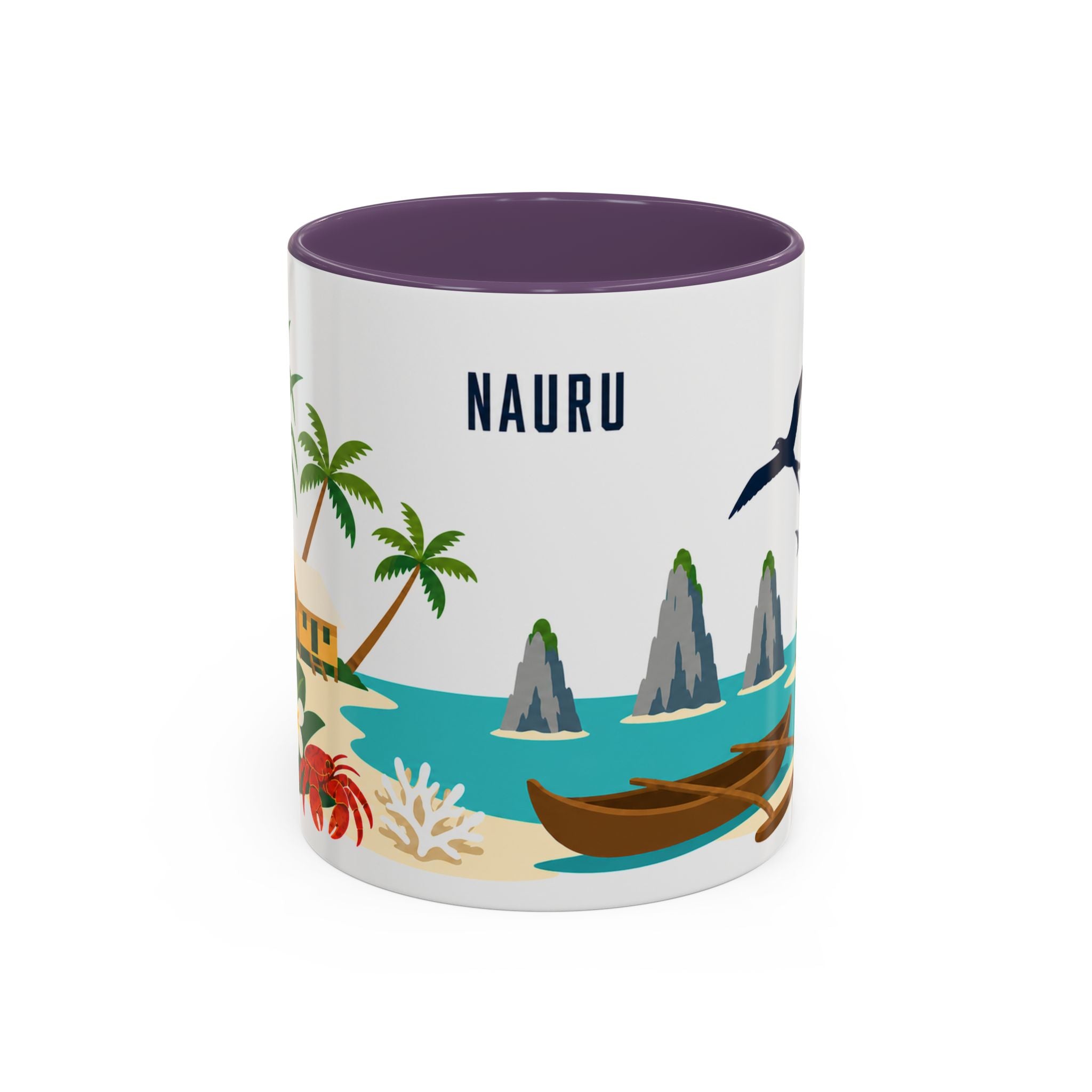 Nauru Coffee Mug | Travel Souvenir Accent Mug | Country Gift Ceramic Cup 11oz 15oz