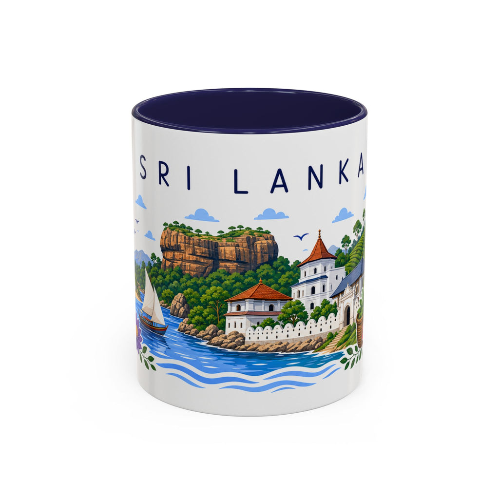 Sri Lanka Coffee Mug | Travel Souvenir Accent Mug | Place Gift Ceramic Cup 11oz 15oz