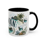 Palawan Coffee Mug | Travel Destination Souvenir Gift | Accent Color Ceramic 11oz 15oz