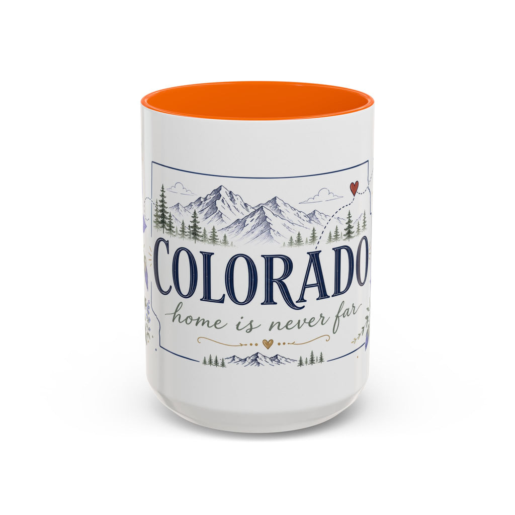 Colorado State Mug | Rocky Mountain Botanical Design | Moving Away Gift