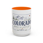 Colorado State Mug | Rocky Mountain Botanical Design | Moving Away Gift