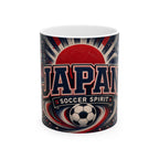 Japan Soccer Spirit Coffee Mug | Soccer Fan Gift | Ceramic 11oz 15oz Match Day Cup