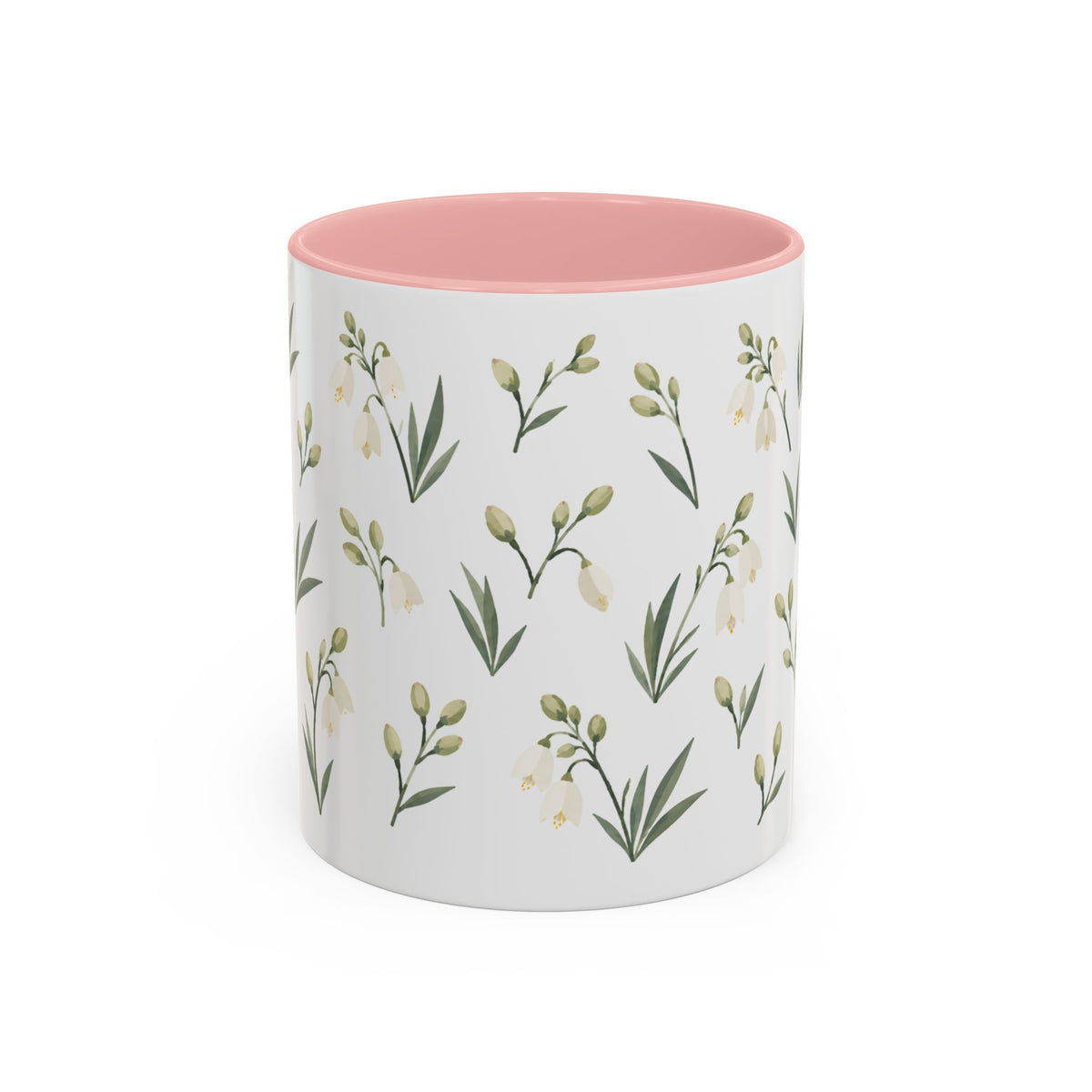 New Mexico Yucca Flower Mug, State Flower Floral Coffee Cup, 11oz Botanical Gift