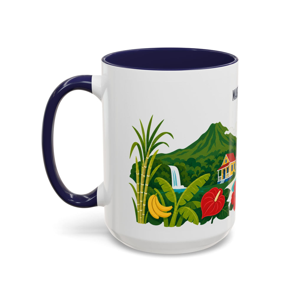 Martinique Coffee Mug | Travel Souvenir Accent Mug | Country Gift Ceramic Cup 11oz 15oz