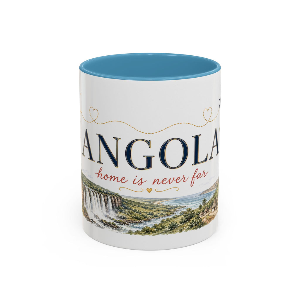 Angola Home Country Mug | Moving Away Gift | Long Distance Friendship | 11 oz 15 oz Accent Mug