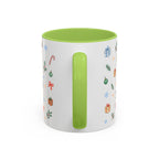 Miami Christmas Mug | Watercolor Art Deco City Souvenir (11oz/15oz)