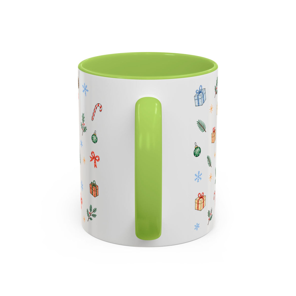 Miami Christmas Mug | Watercolor Art Deco City Souvenir (11oz/15oz)