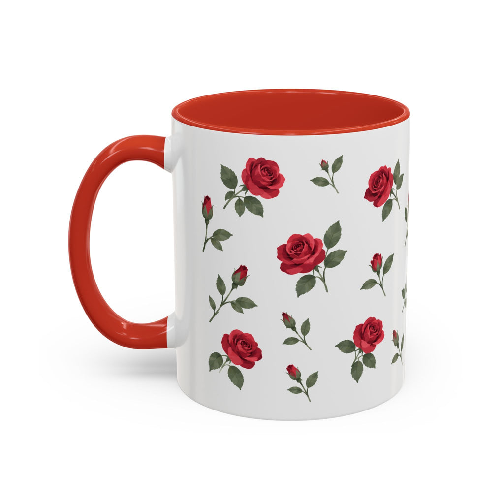 Oklahoma Oklahoma Rose Mug, State Flower Floral Coffee Cup, 11oz Botanical Gift