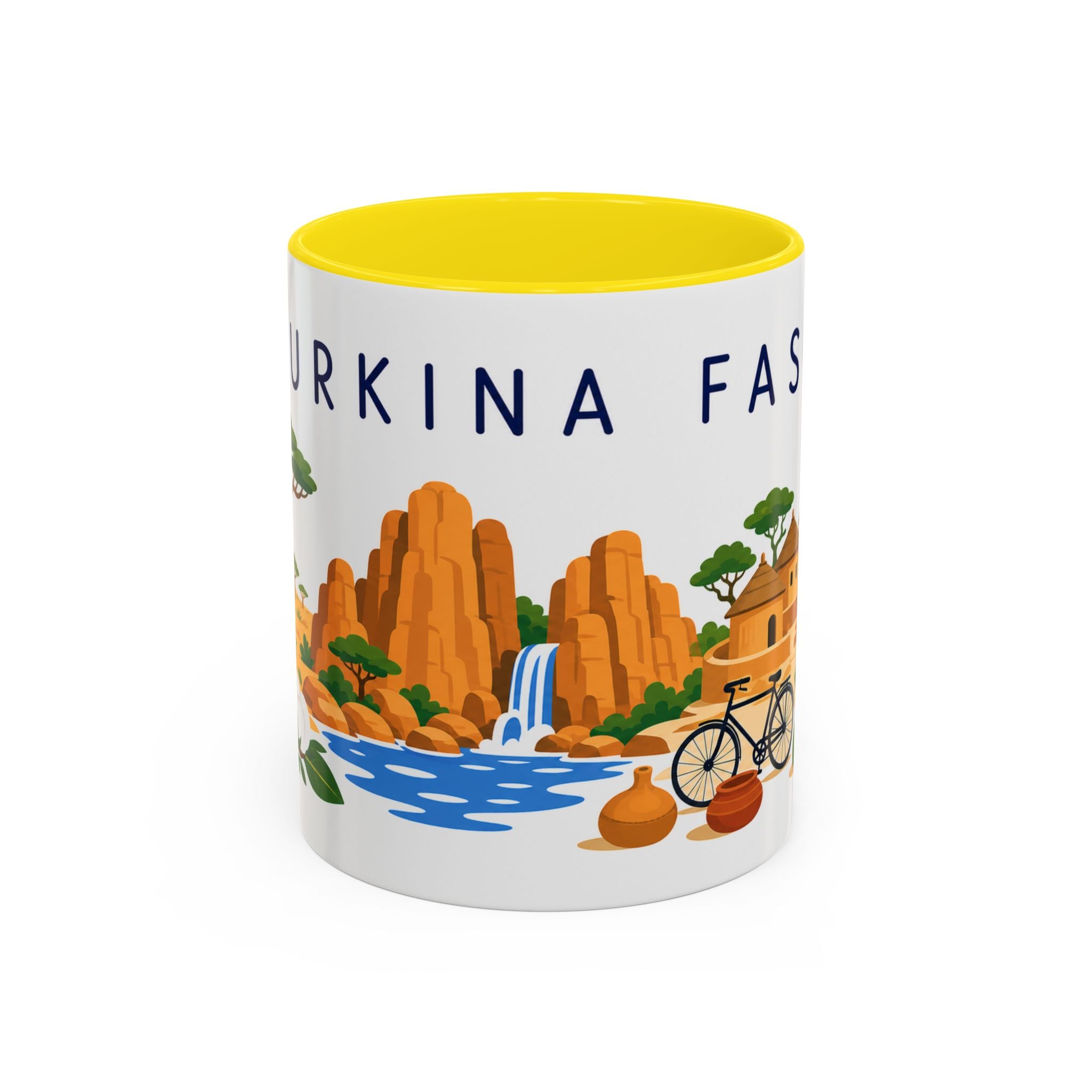 Burkina Faso Coffee Mug | Travel Souvenir Accent Mug | Country Gift Ceramic Cup 11oz 15oz