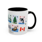 Vancouver Coffee Mug | Postage Stamp Collage Mug | Travel Souvenir Accent Cup 11oz 15oz
