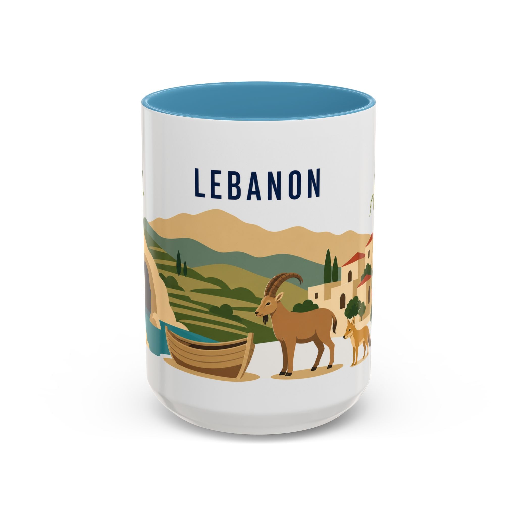 Lebanon Coffee Mug | Travel Souvenir Accent Mug | Country Gift Ceramic Cup 11oz 15oz