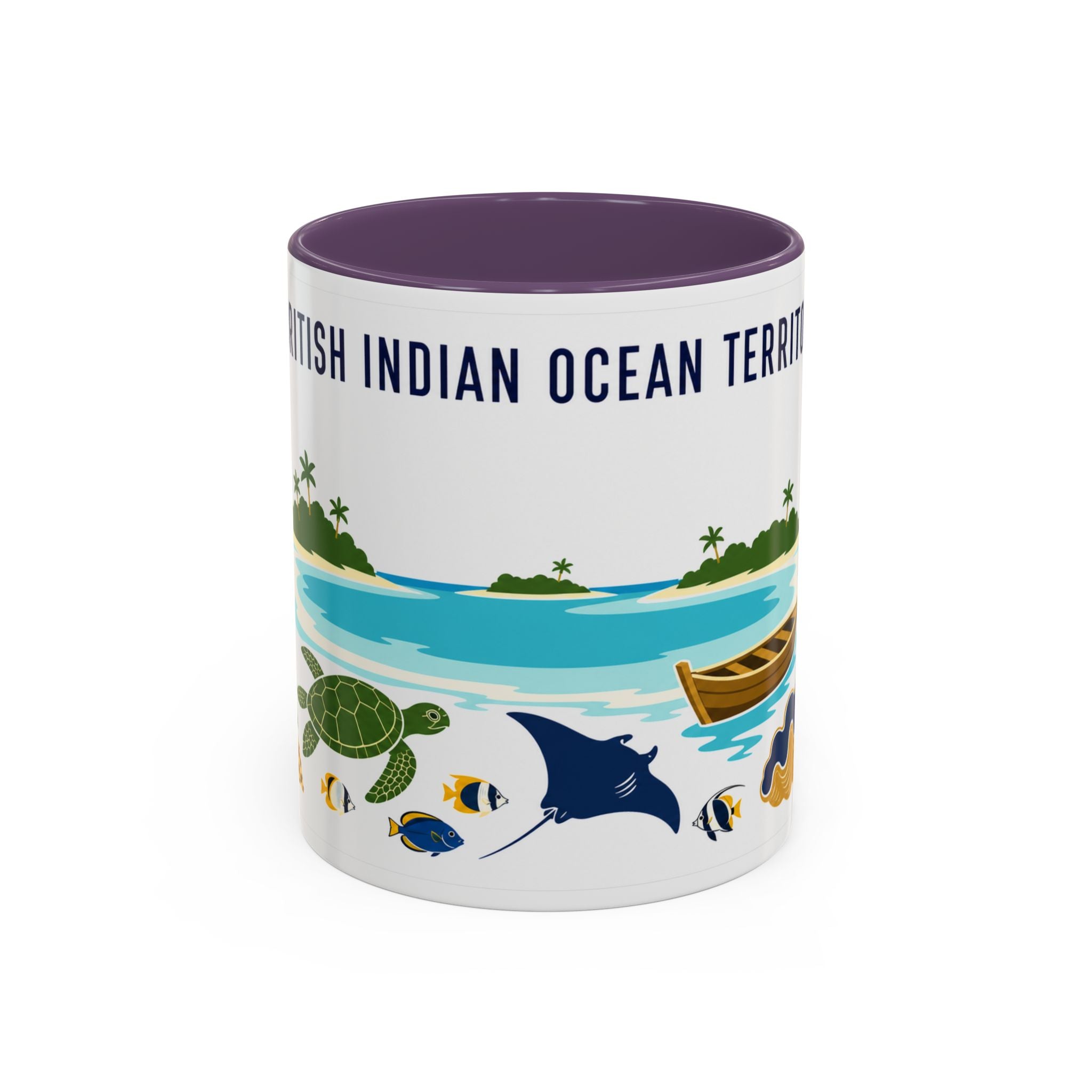 British Indian Ocean Territory Coffee Mug | Travel Souvenir Accent Mug | Country Gift Ceramic Cup 11oz 15oz