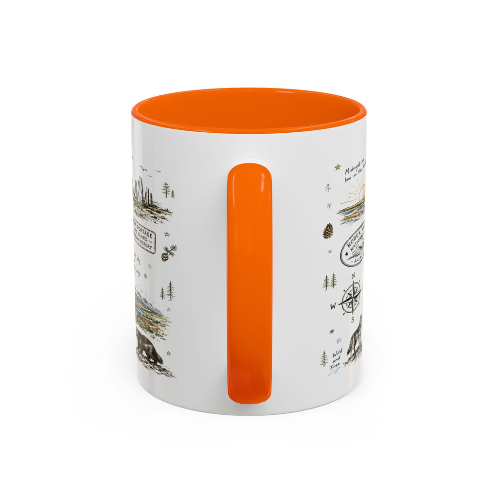Kobuk Valley National Park Coffee Mug | Alaska Arctic Sand Dunes Gift | Accent Color Ceramic 11oz 15oz