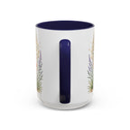 New Mexico State Map Mug | Desert Scenery, Yucca Flower Accent Coffee Cup