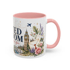 United Kingdom Home Country Mug | Moving Away Gift | Long Distance Friendship | 11 oz 15 oz Accent Mug