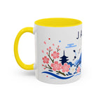 Japan Coffee Mug | Travel Souvenir Accent Mug | Country Gift Ceramic Cup 11oz 15oz