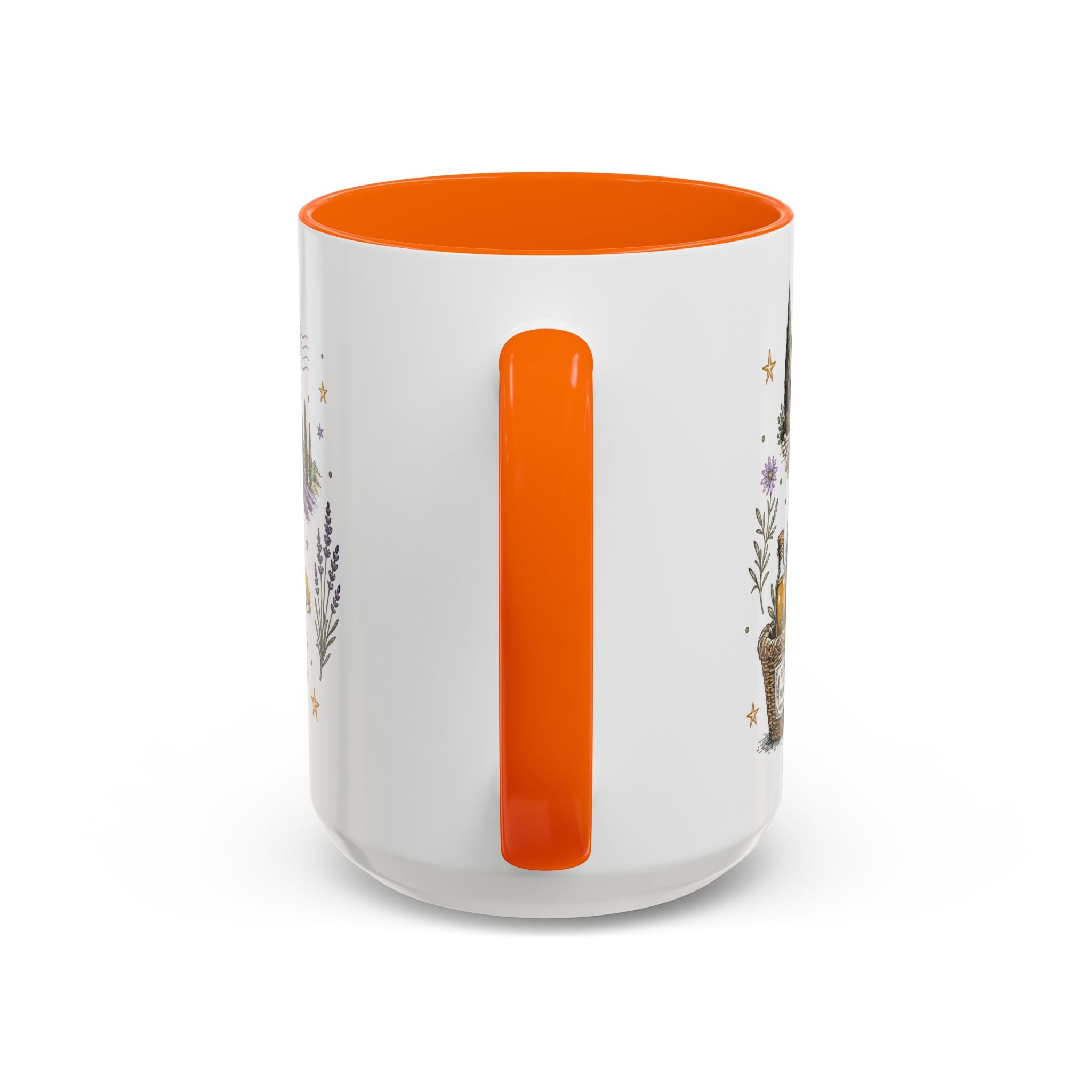 Provence Coffee Mug | Travel Destination Souvenir Gift | Accent Color Ceramic 11oz 15oz