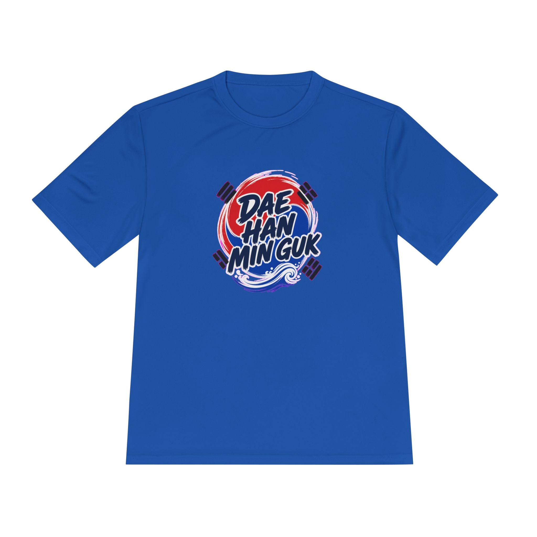 South Korea Dae Han Min Guk Soccer Fan T-Shirt, Moisture Wicking Sport Tee